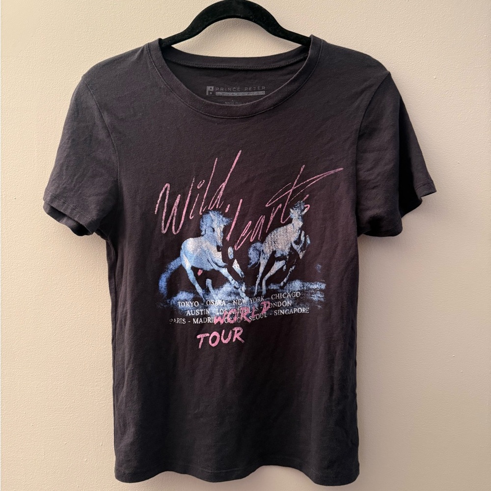 Prince Peter Collection Black Wild Heart Tee